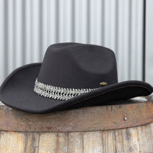Load image into Gallery viewer, Cowboy Hat with Glitter Band