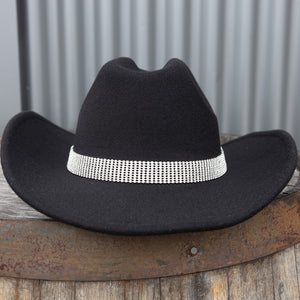 Disco Cowboy Hat with Rhinestones