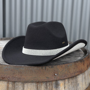 Disco Cowboy Hat with Rhinestones