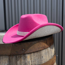 Load image into Gallery viewer, Disco Cowboy Hat with Rhinestones