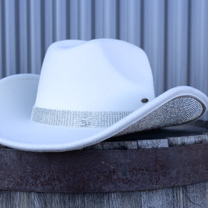 Disco Cowboy Hat with Rhinestones