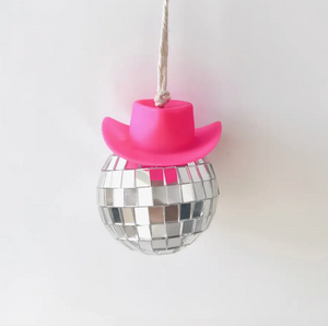 Disco Cowboy Hat Ornament
